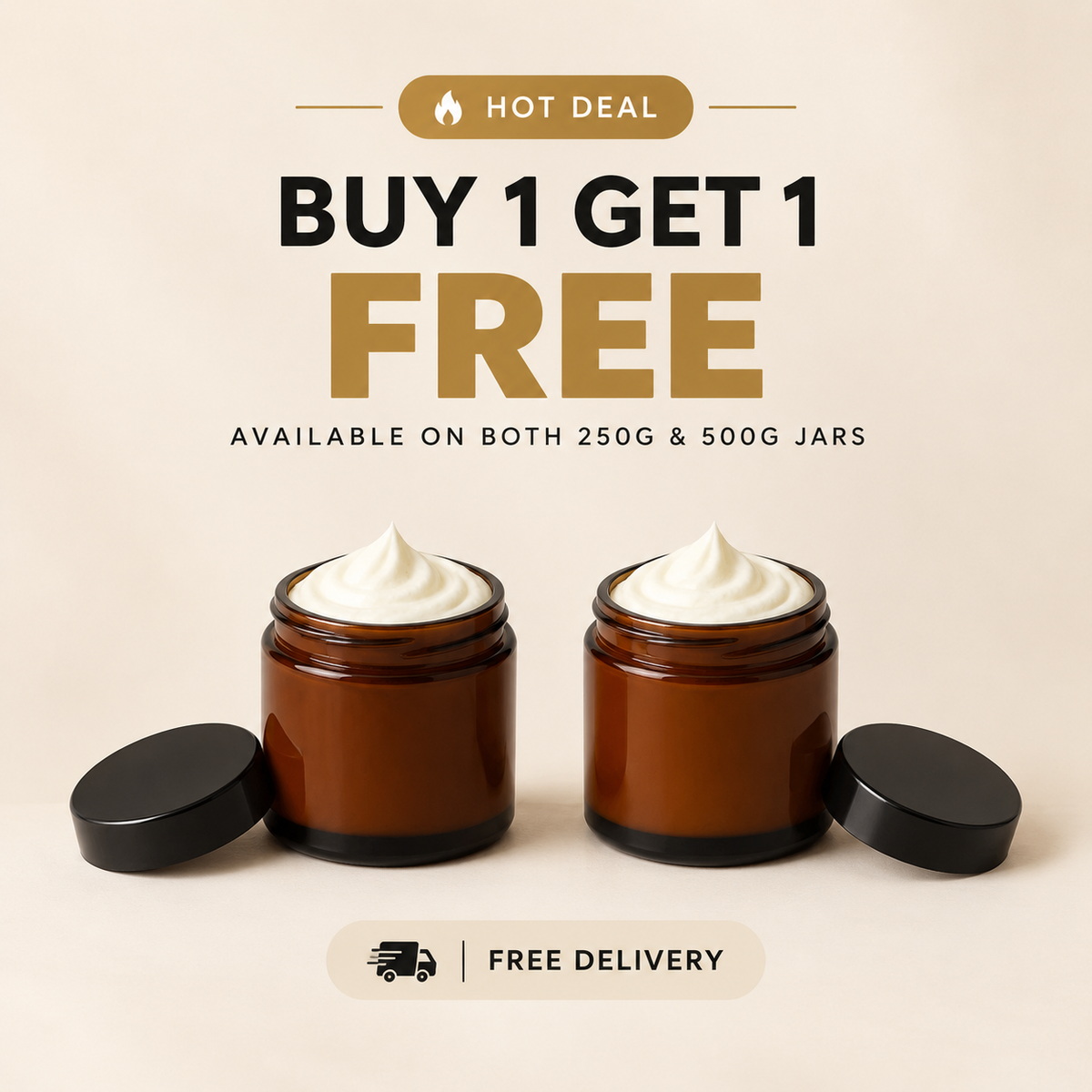 (Buy 1, Get 1 Free) Zafarani Whitening Gold Cream